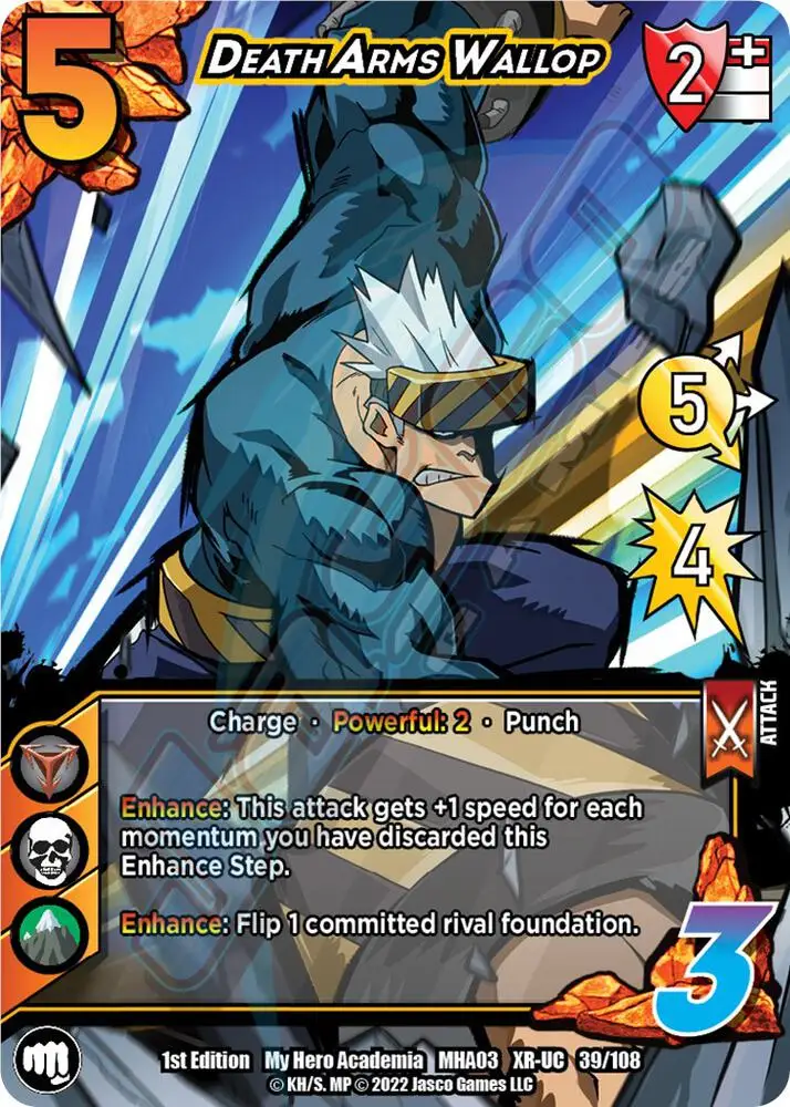 Death Arms Wallop (XR) card front