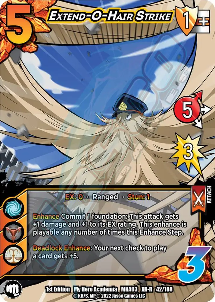 Extend-o-Hair Strike (XR) card front