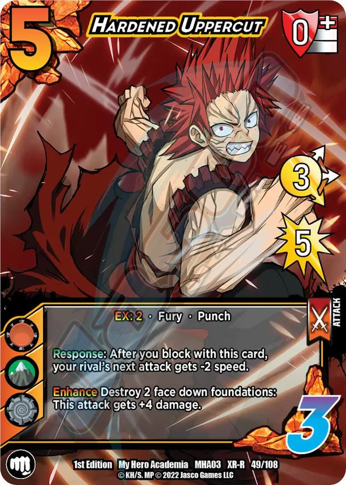 Hardened Uppercut (XR) card front