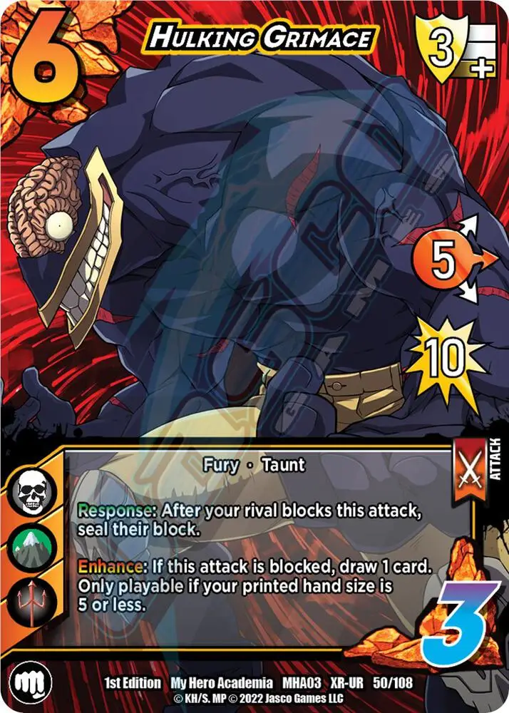 Hulking Grimace (XR) card front