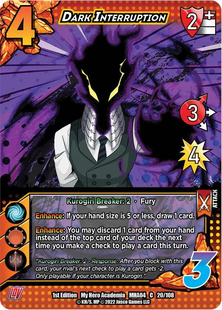 Dark Interruption card front
