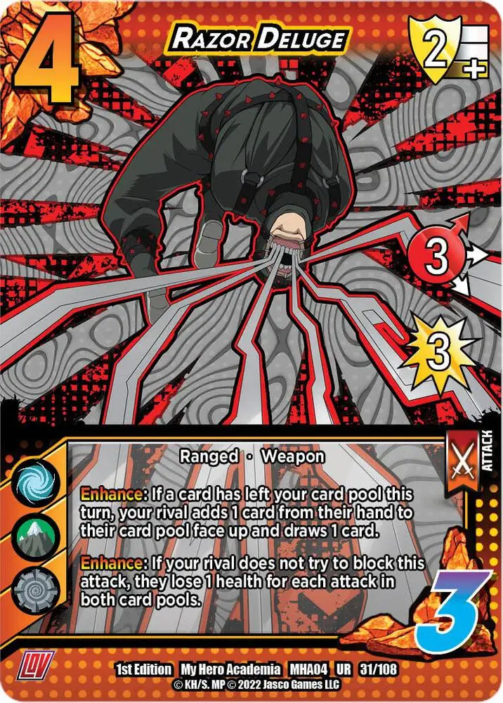 Razor Deluge card front