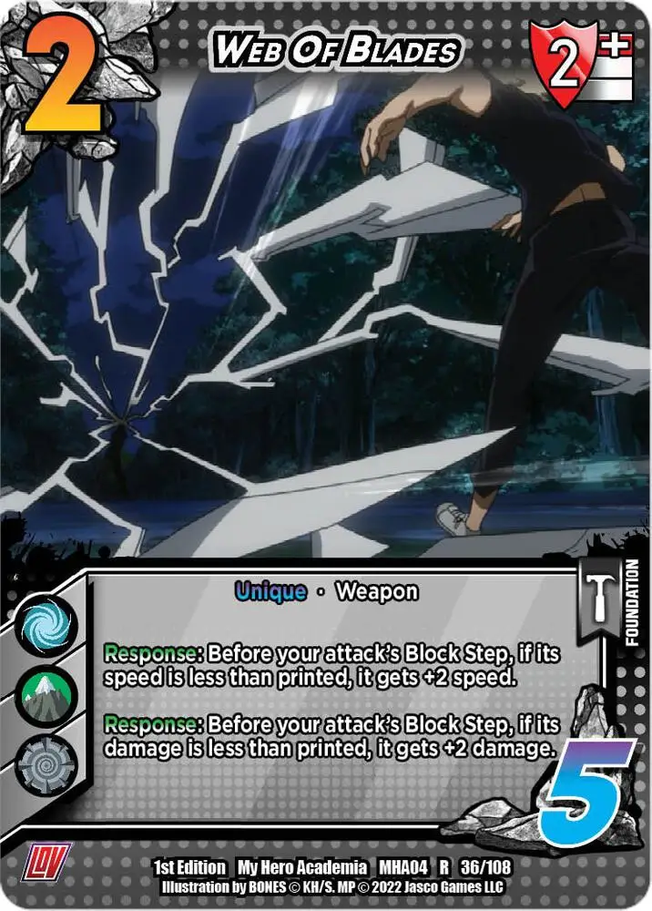 Web Of Blades card front