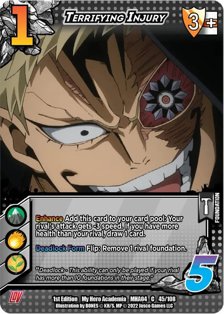 Terrifying Injury card front