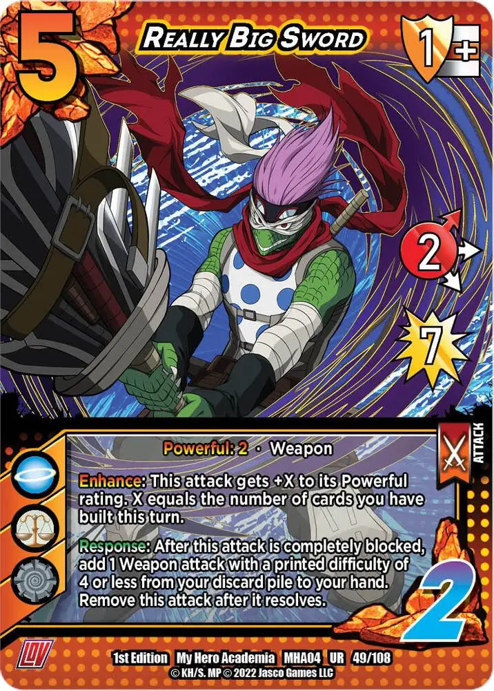 Really Big Sword card front