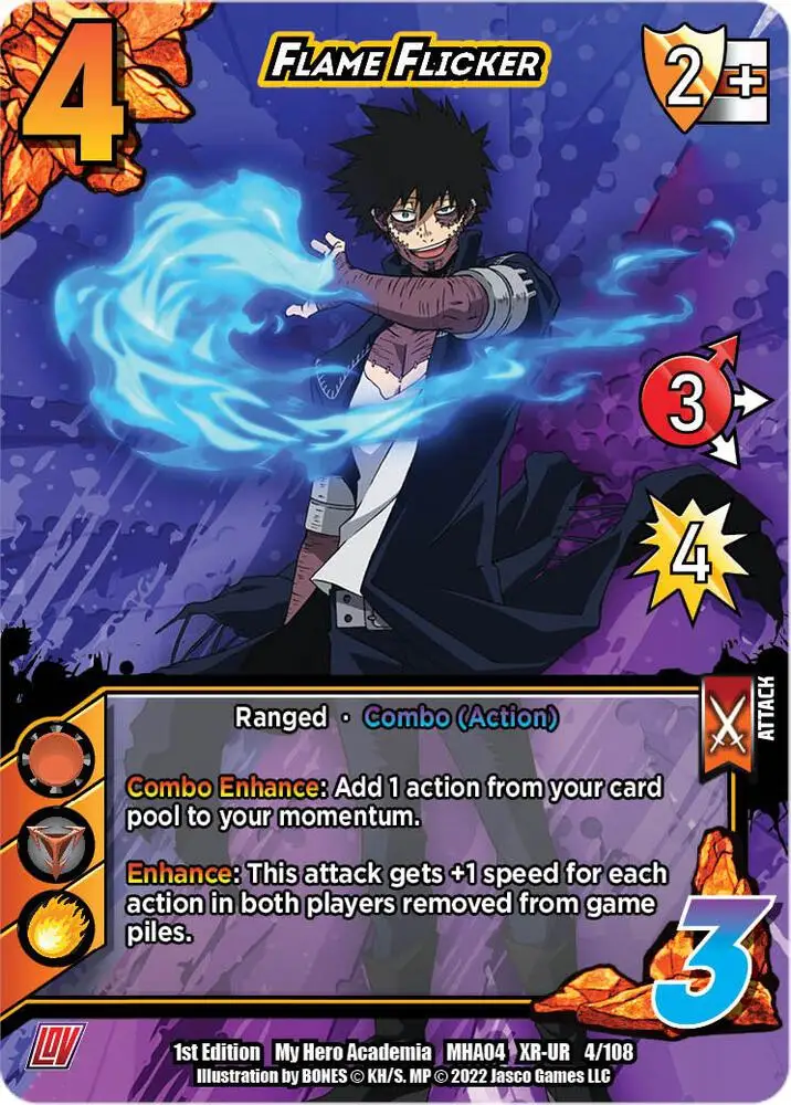 Flame Flicker (XR) card front