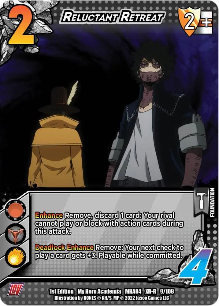 Reluctant Retreat (XR) card front