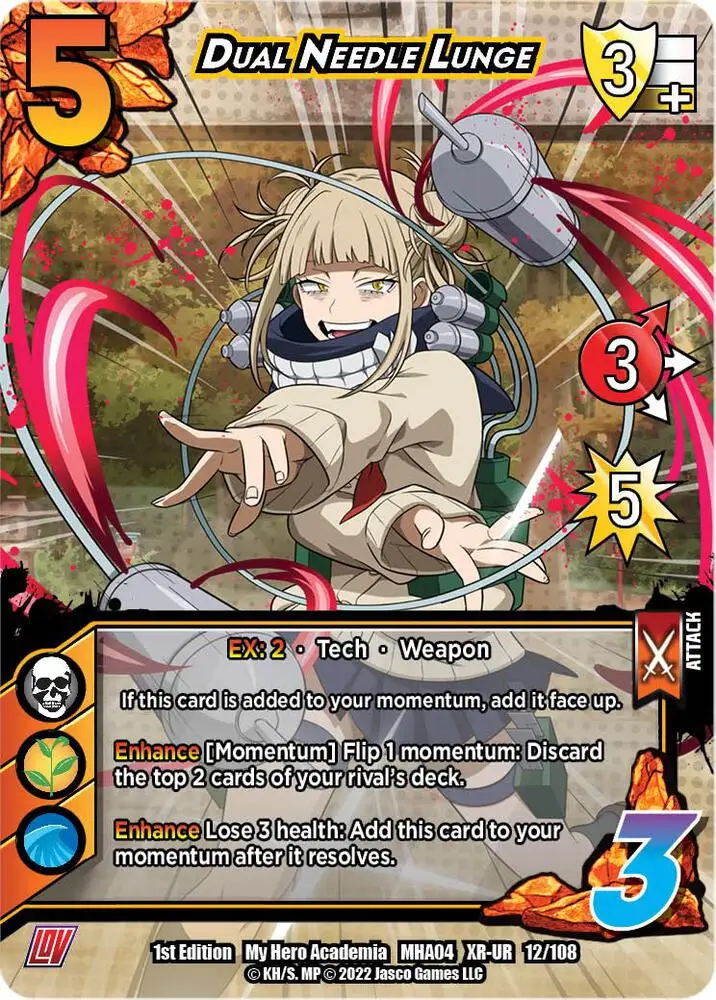 Dual Needle Lunge (XR) card front