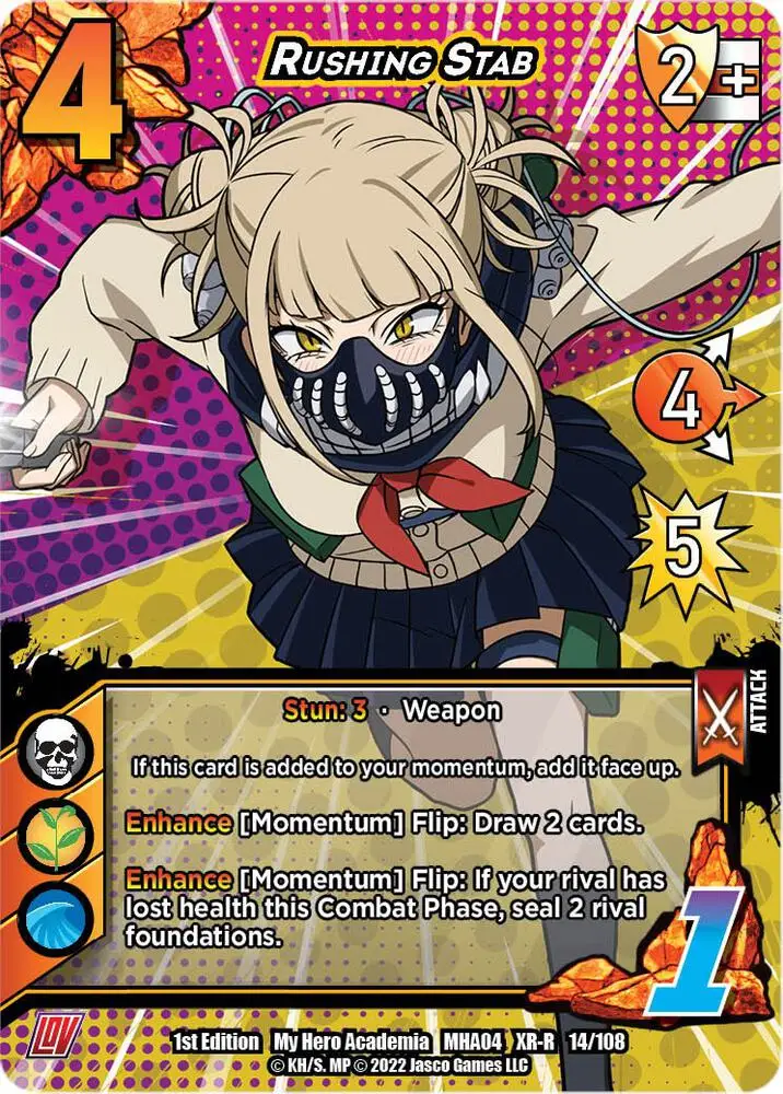 Rushing Stab (XR) card front