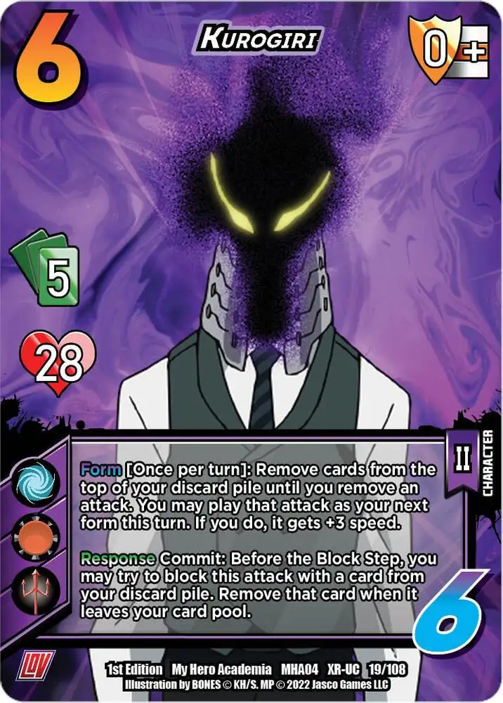 Kurogiri (XR) card front