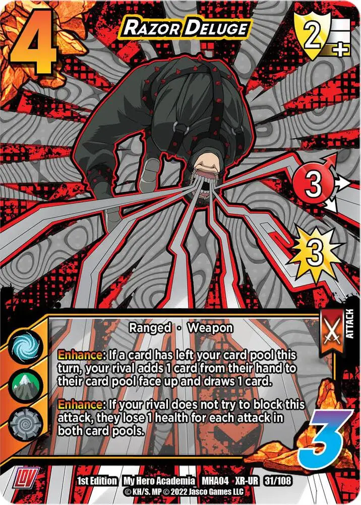 Razor Deluge (XR) card front