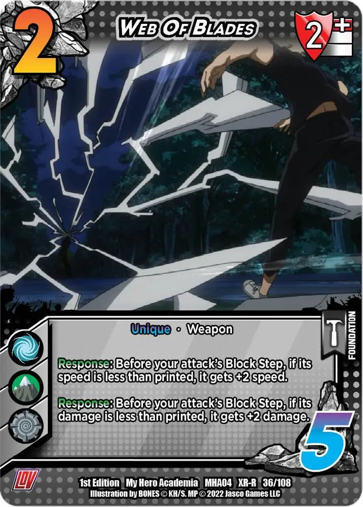 Web Of Blades (XR) card front