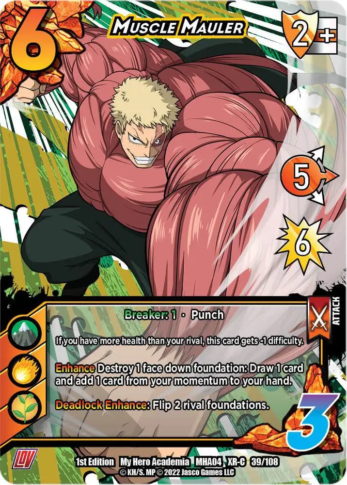 Muscle Mauler (XR) card front