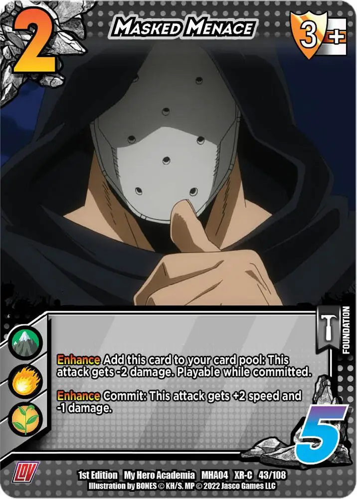 Masked Menace (XR) card front