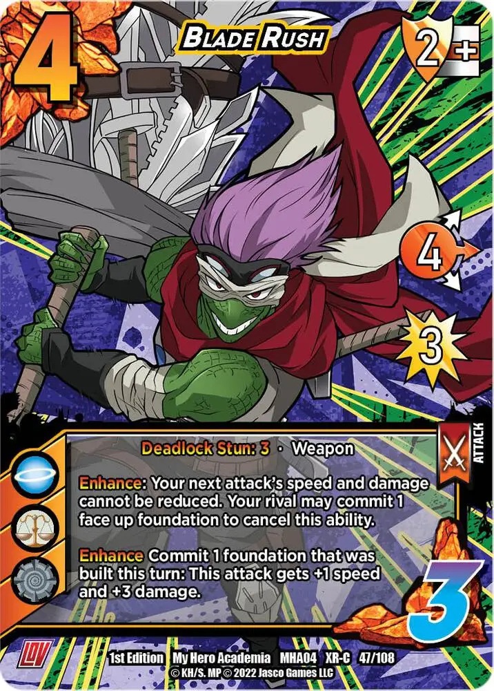 Blade Rush (XR) card front