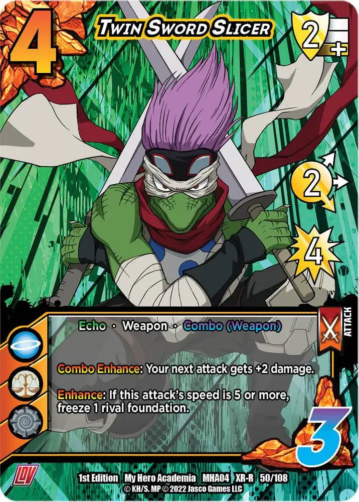 Twin Sword Slicer (XR) card front