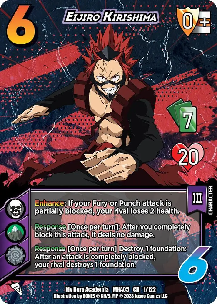 Eijiro Kirishima card front