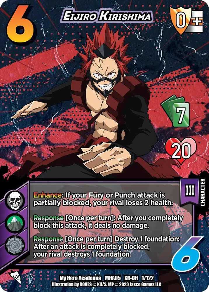 Eijiro Kirishima (XR-CH) card front