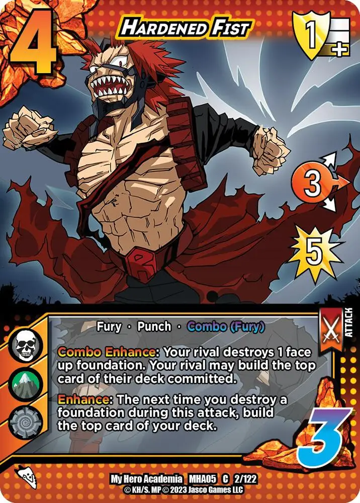 Hardened Fist card front