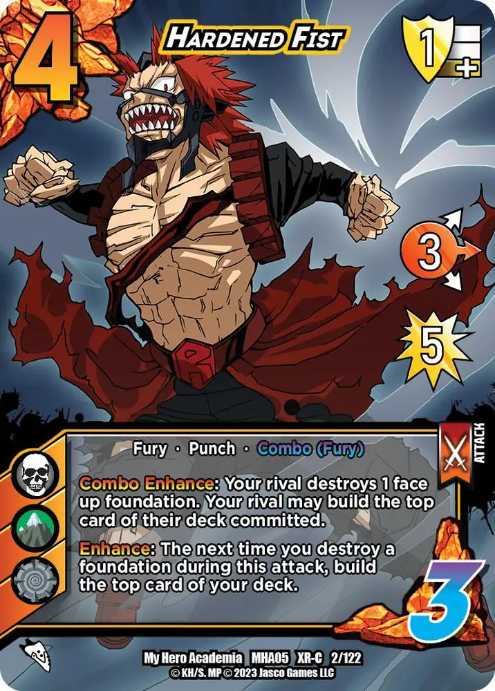 Hardened Fist (XR) card front