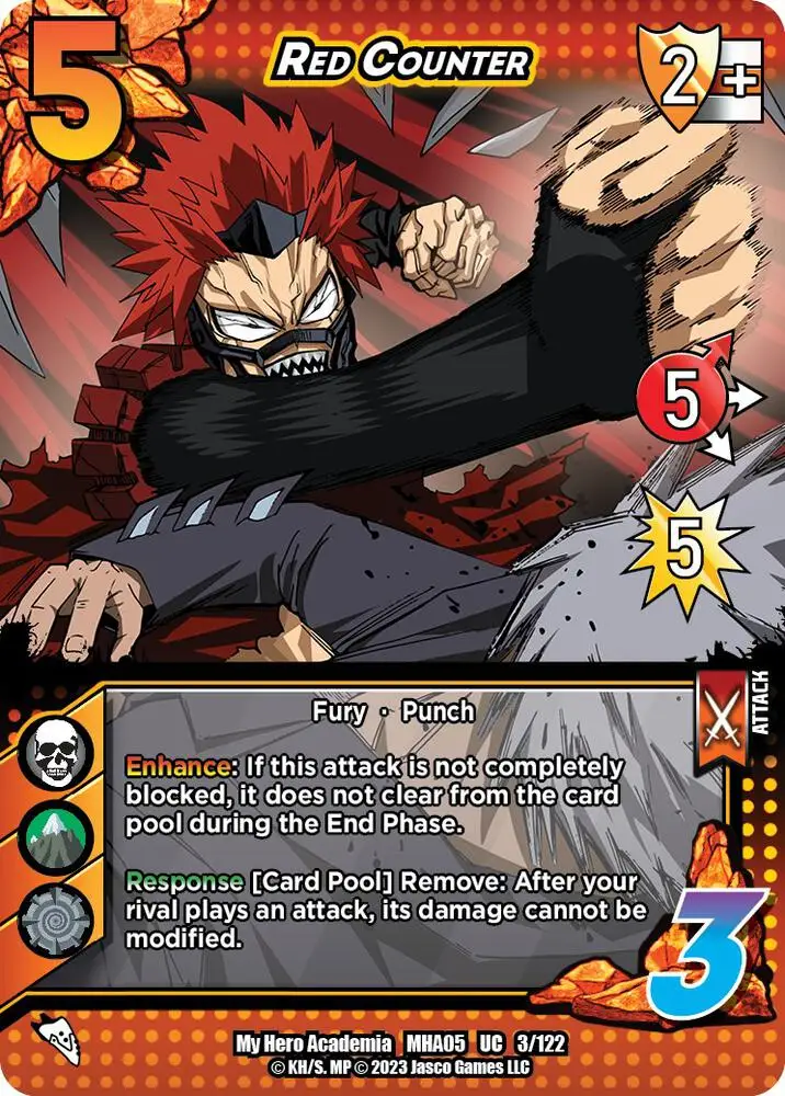 Red Counter card front