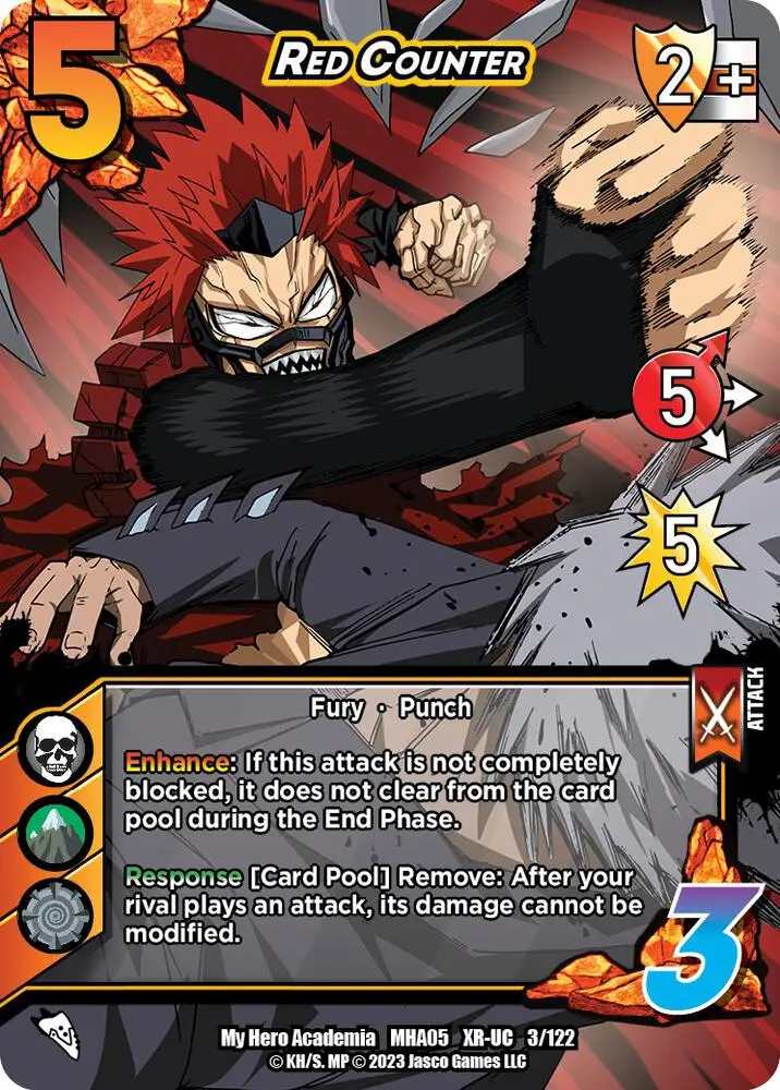 Red Counter (XR) card front