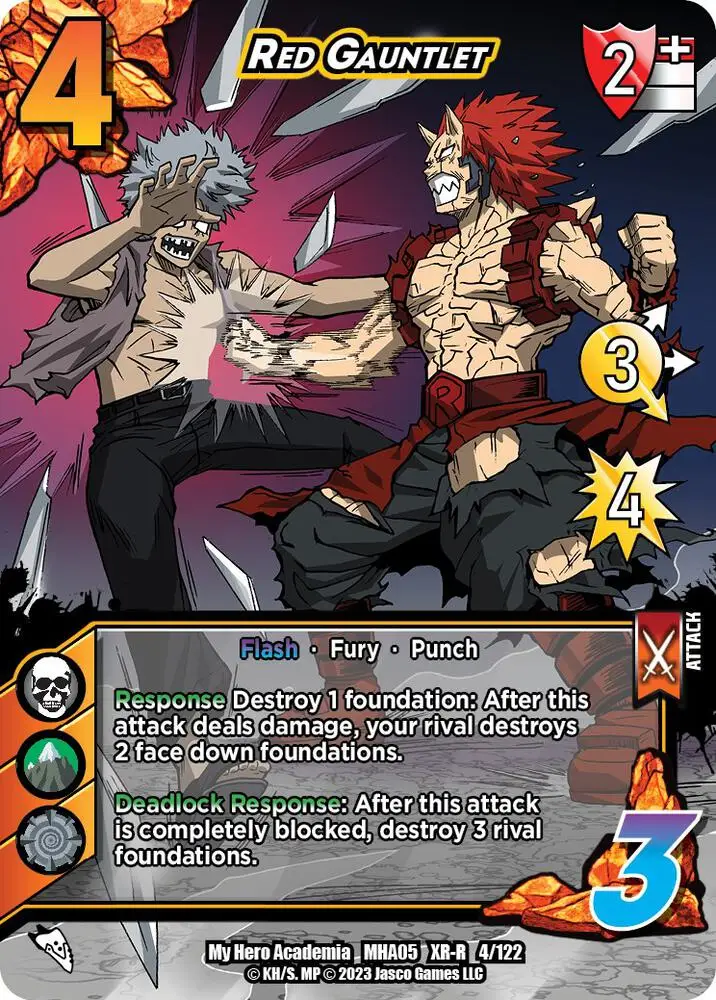 Red Gauntlet (XR) card front