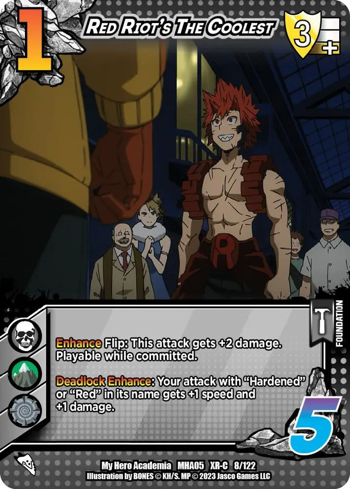 Red Riot's The Coolest (XR) card front