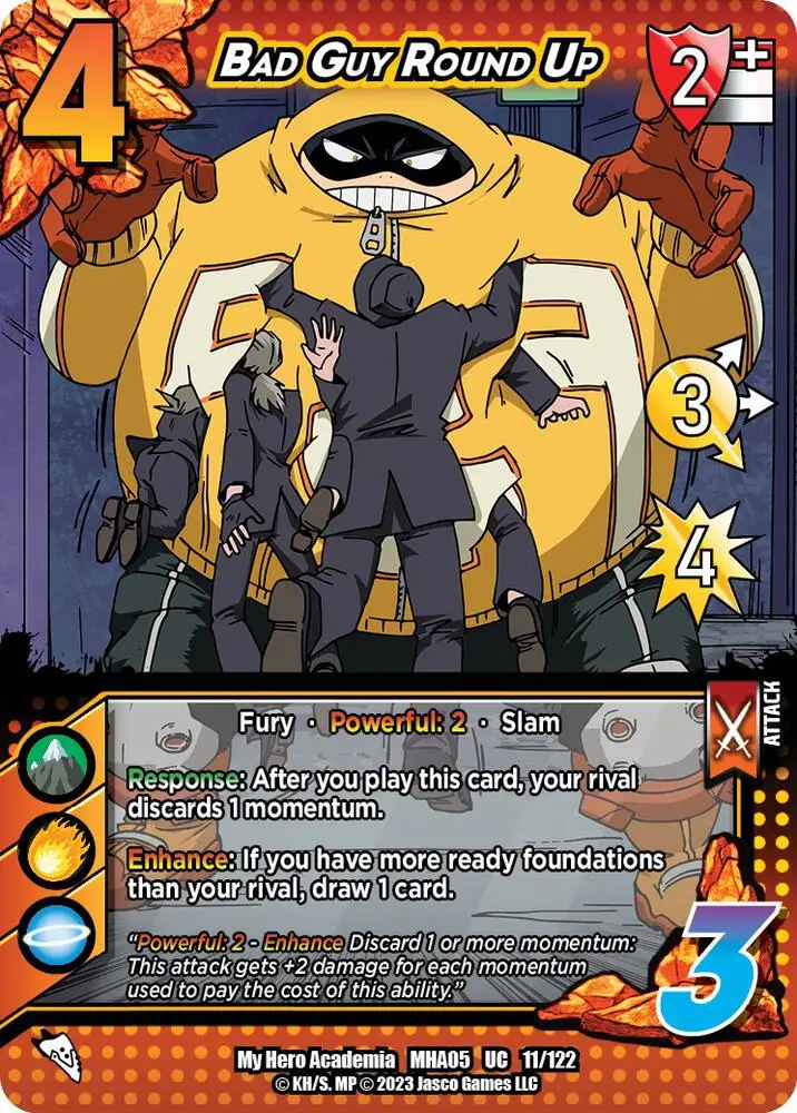Bad Guy Round Up card front
