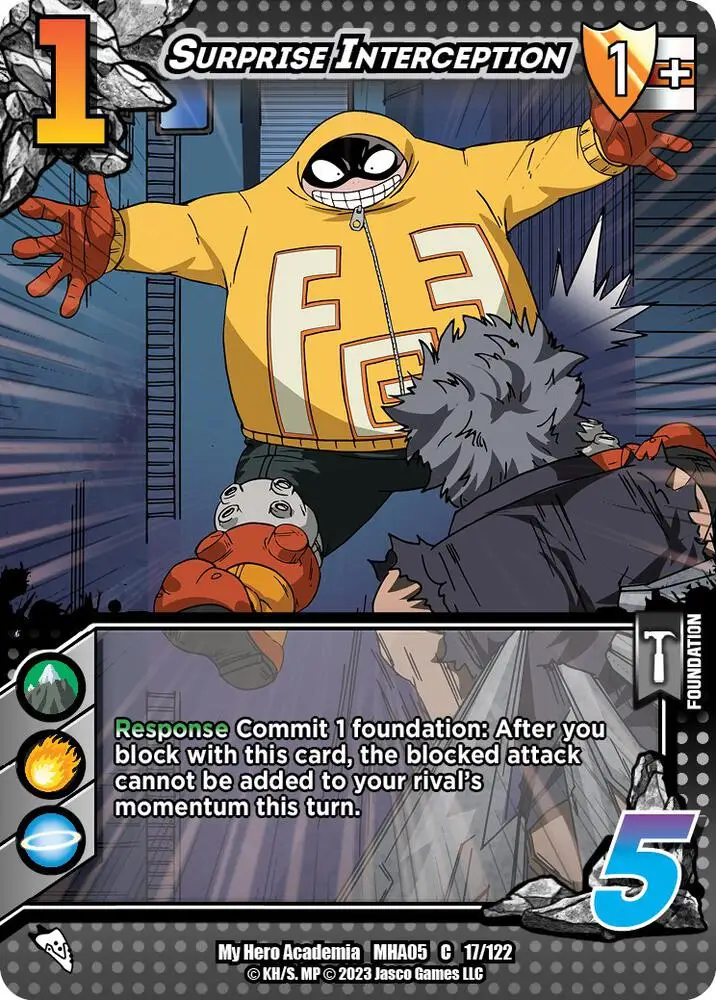 Surprise Interception card front