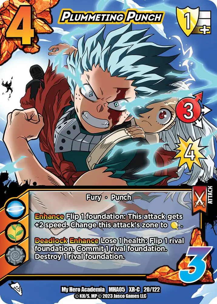 Plummeting Punch (XR) card front