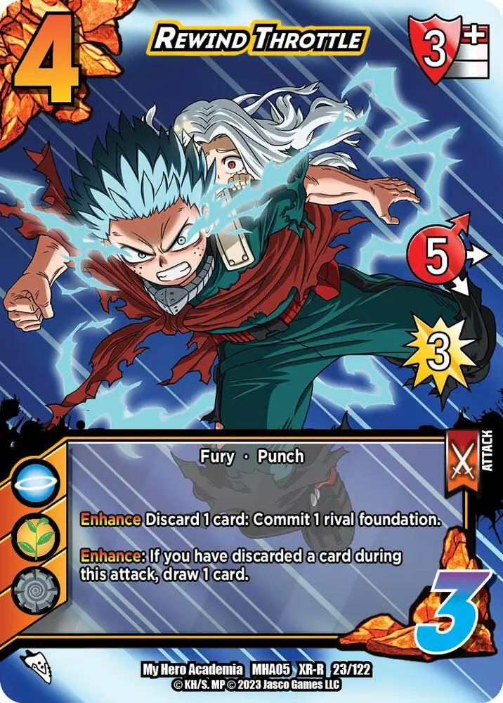 Rewind Throttle (XR) card front