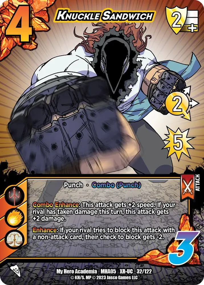 Knuckle Sandwich (XR) card front