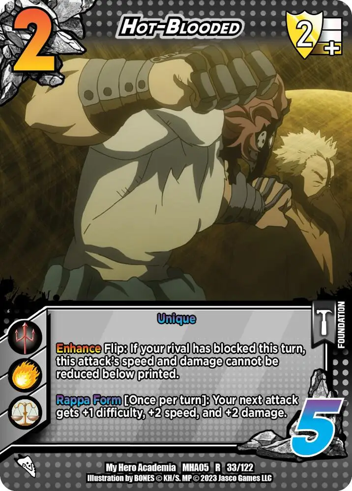 Hot-Blooded card front