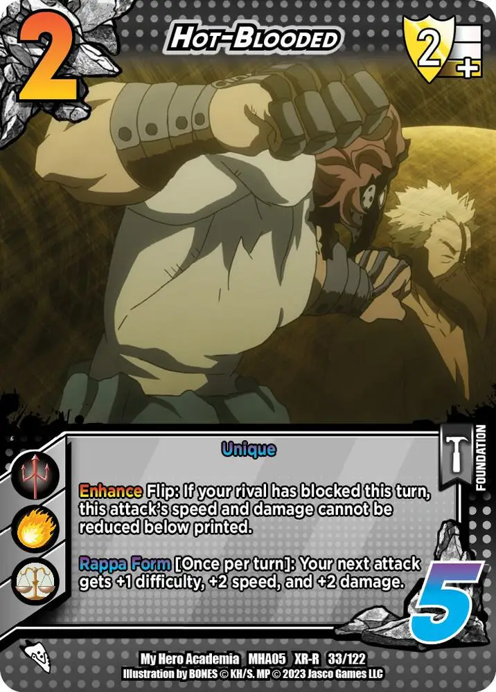 Hot-Blooded (XR) card front