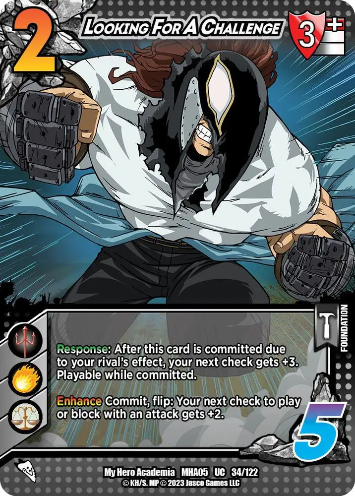 Looking For A Challenge card front