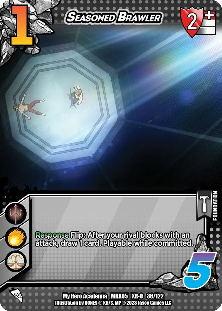 Seasoned Brawler (XR) card front