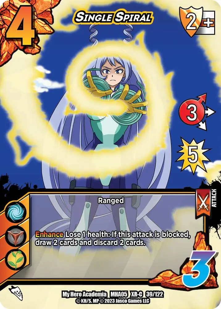 Single Spiral (XR) card front