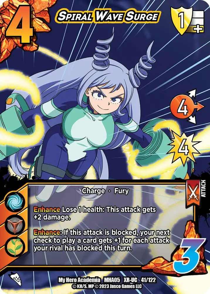Spiral Wave Surge (XR) card front
