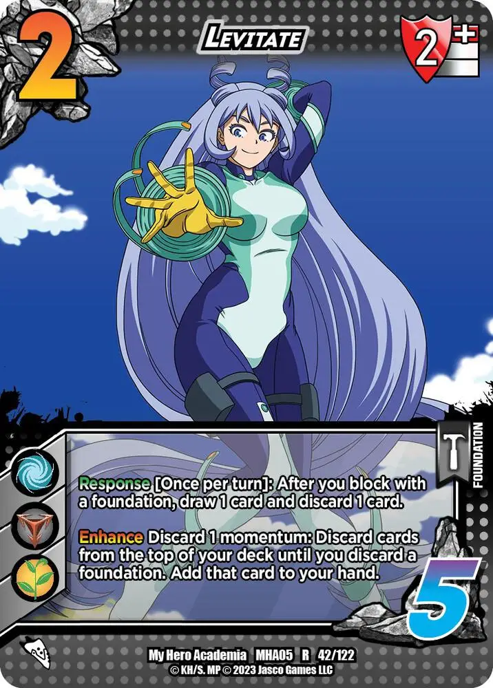 Levitate card front