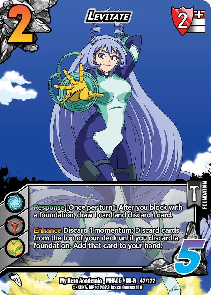 Levitate (XR) card front