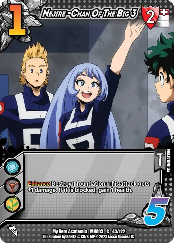 Nejire-Chan Of The Big 3 card front