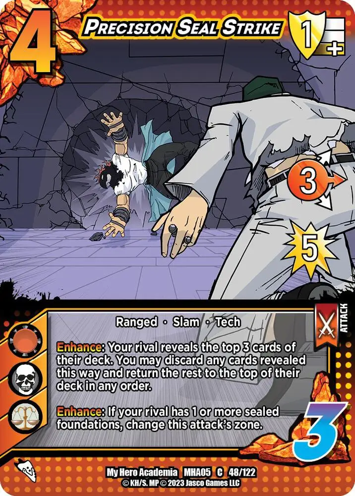 Precision Seal Strike card front