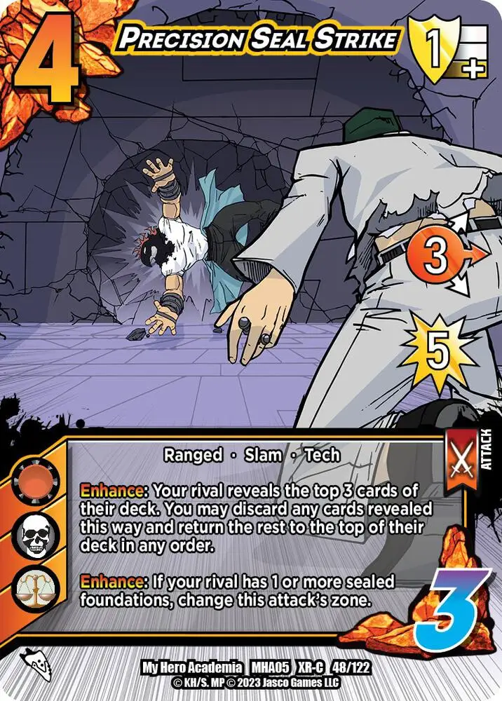 Precision Seal Strike (XR) card front