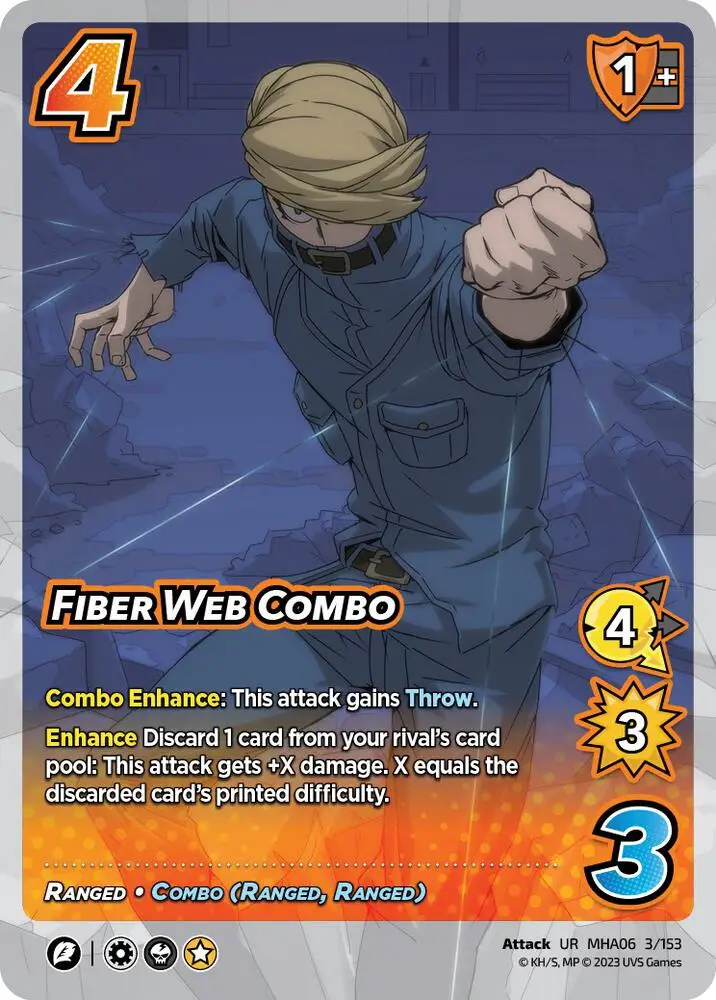 Fiber Web Combo card front