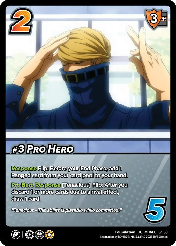 #3 Pro Hero card front