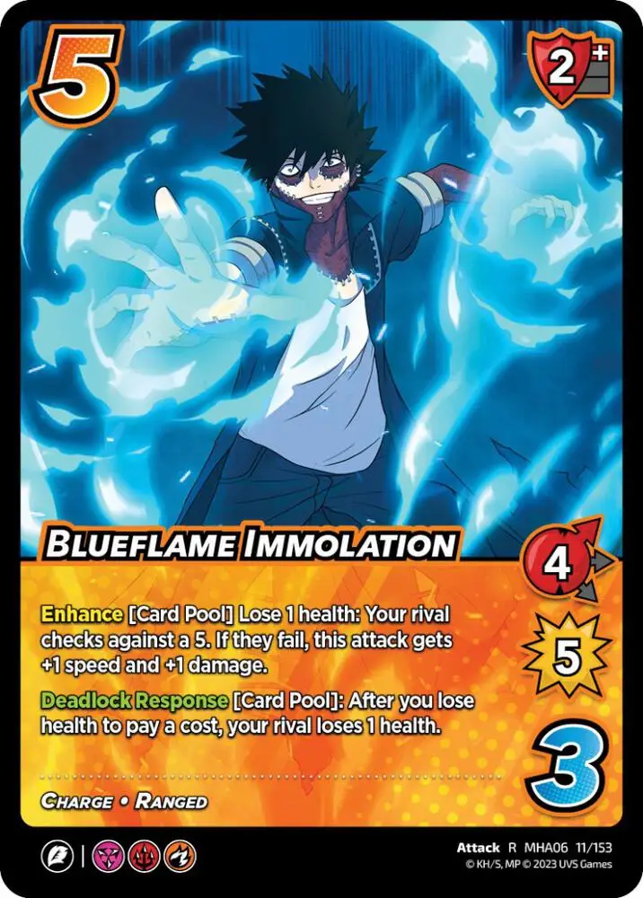 Blueflame Immolation card front