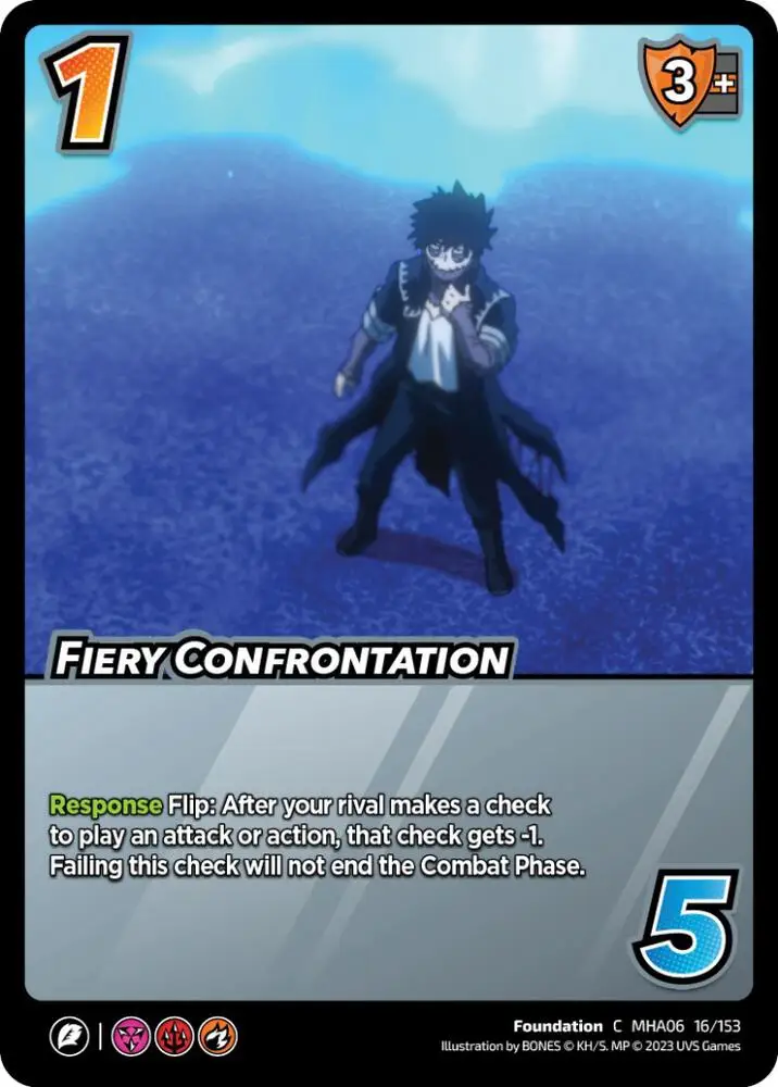 Fiery Confrontation card front