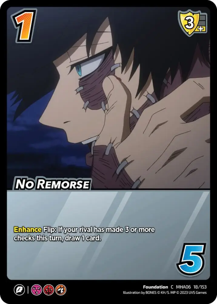 No Remorse card front