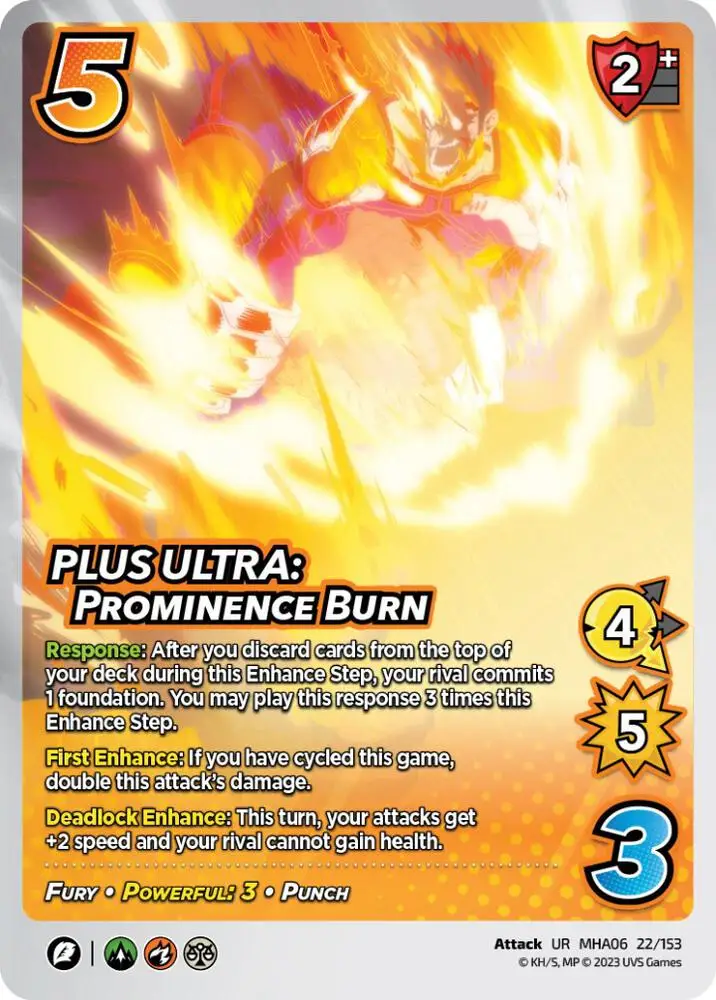 PLUS ULTRA: Prominence Burn card front